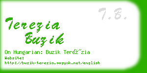 terezia buzik business card